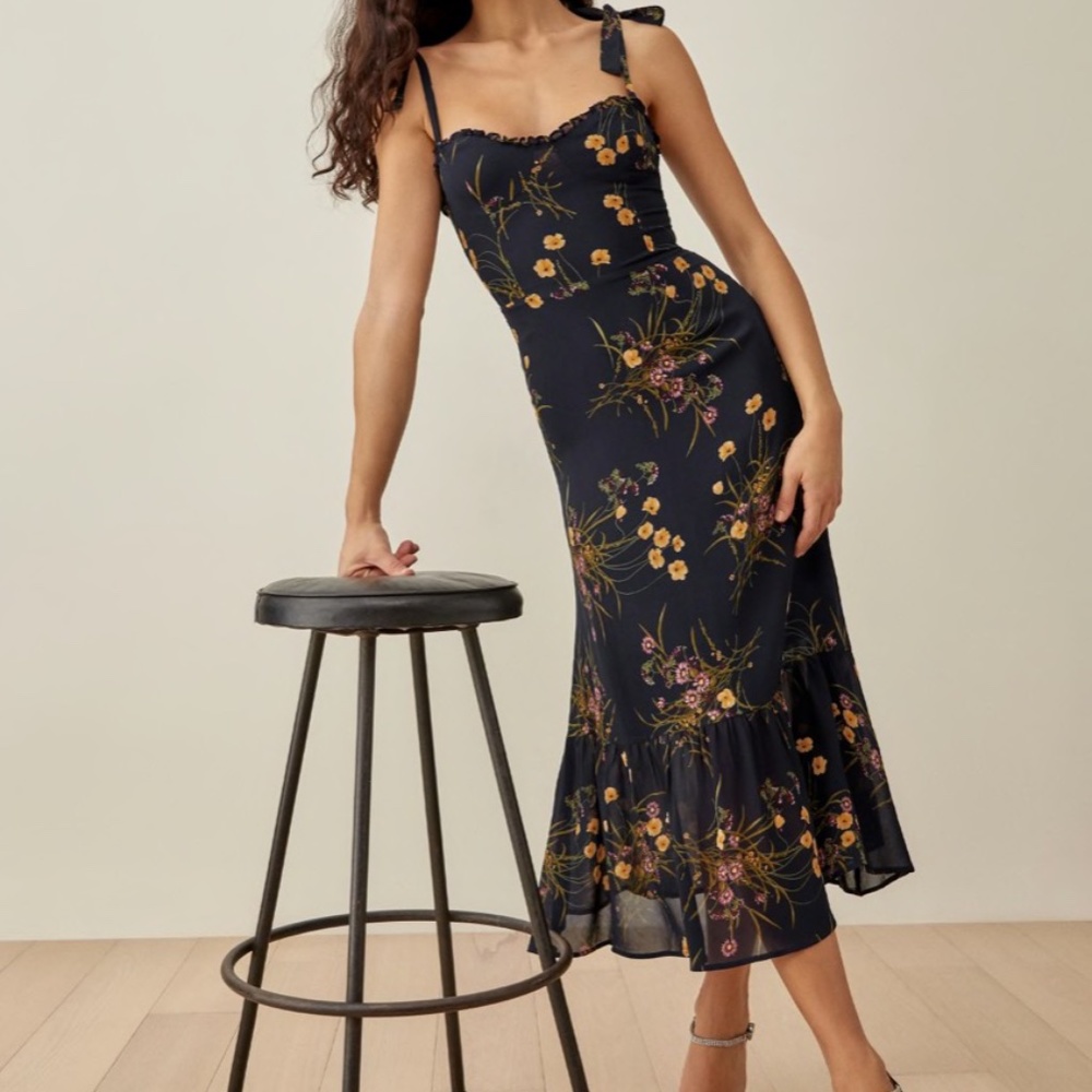 Reformation Nikita Dress in Mademoiselle